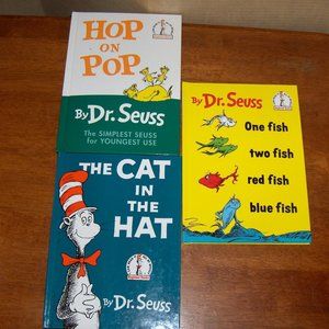 Dr Seuss Random House Books, Hard Cover, Lot of 3,